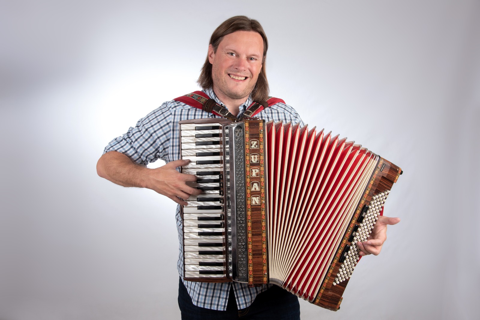 Mit dem Akkordeon